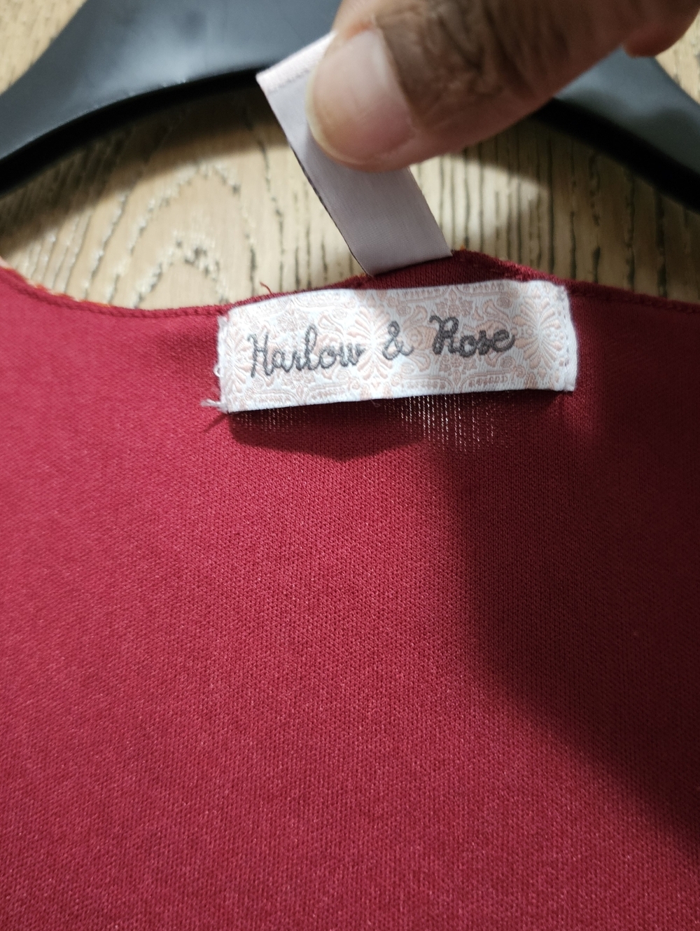 Red Paisley Maxi Dress - Picture 4 of 14